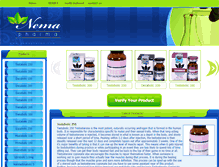 Tablet Screenshot of nemapharma.net